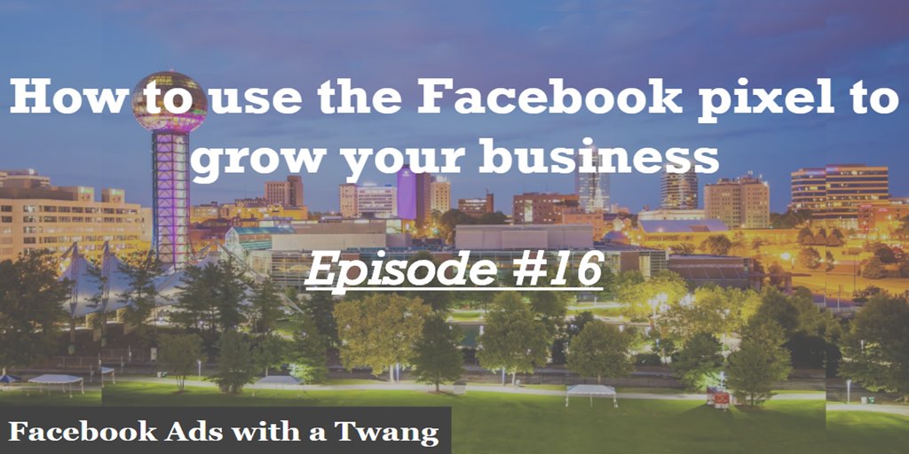 jjacksonbiz's tweet photo. How to use the Facebook pixel to grow your business - #FacebookAds with a Twang  [Podcast] https://t.co/nfJFDSYgn4 by @TheBenBlackmon https://t.co/9ZF1DHNhfF