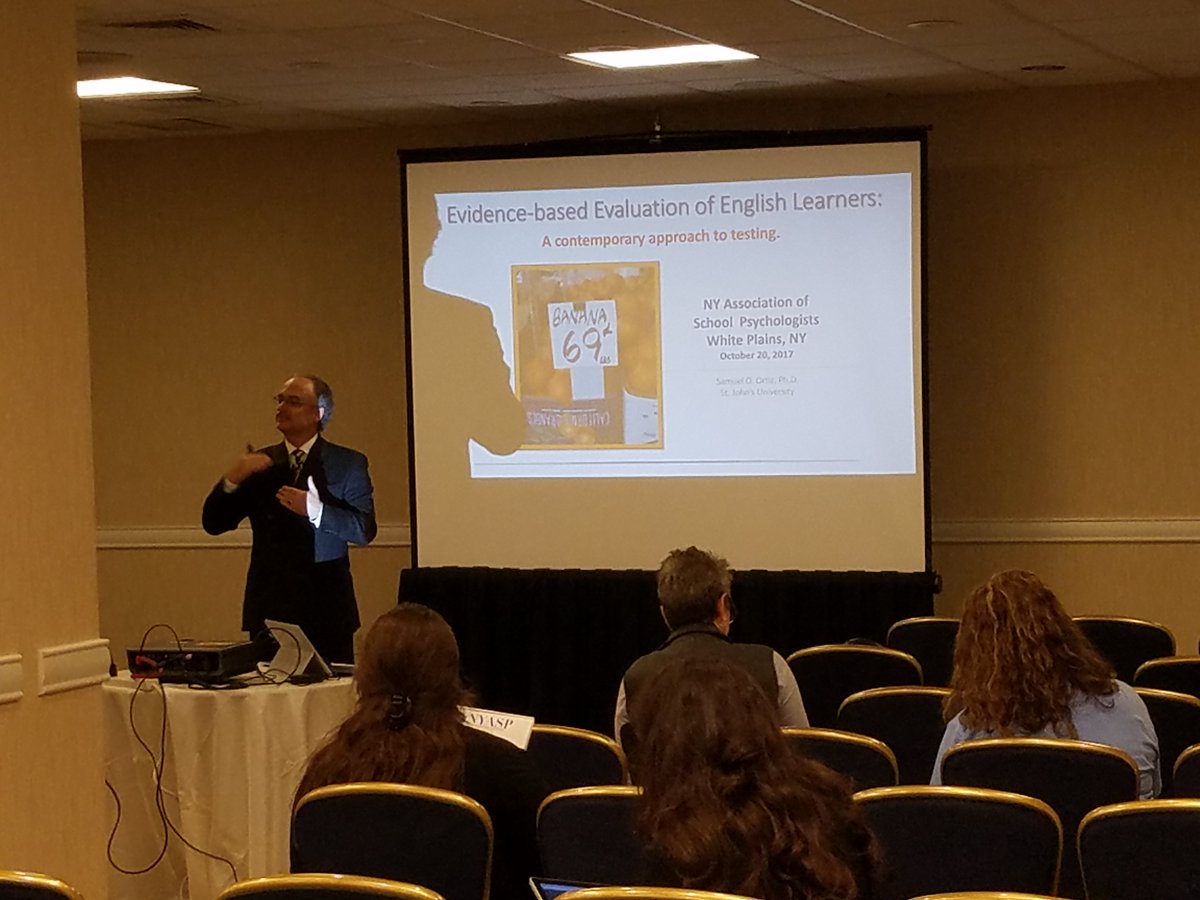 JodiKennis's tweet photo. Don't miss Dr. Ortiz present on evaluating English Learners at #NYASP2017 in White Plains, NY!!  @nyasp @MHSclinical @dpolitimhs https://t.co/OdjRGOfasY