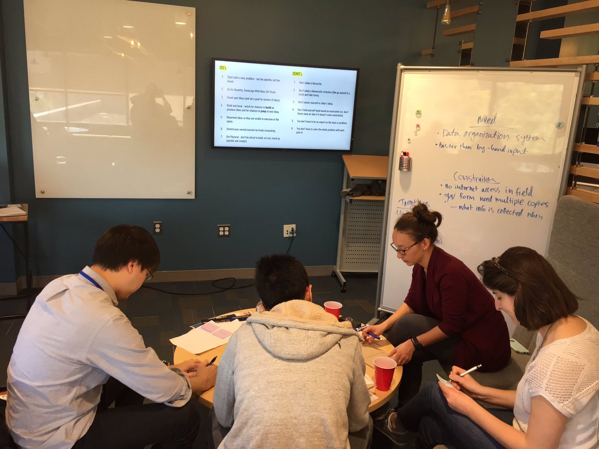 CSEDatUMICH's tweet photo. Deep Dive: Concept Generation happening this afternoon at C-SED! Teams are generating ideas for each other's projects. https://t.co/NUJIvFLAxW