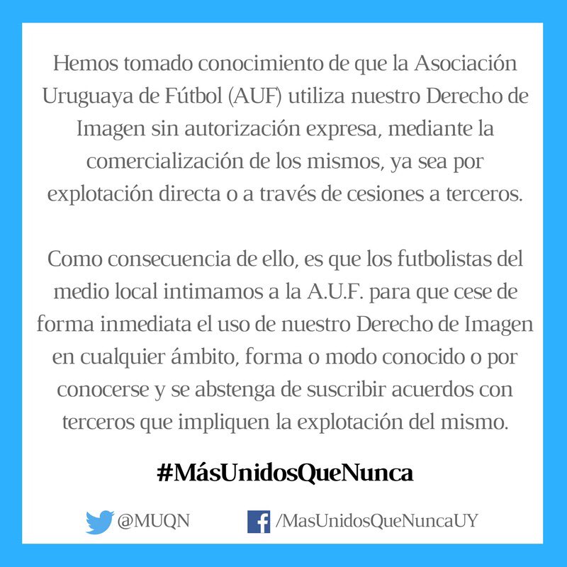 MUQN_UY's tweet photo. Comenzamos a intimar a la @AUFOficial por nuestros derechos. #MasUnidosQueNunca https://t.co/RyQV9nQssk