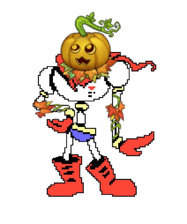 Bunny884890572's tweet image. who is in the #spooktacle?  
🎃its non other than Sans the seasonal and Papyrus the punketon 🎃.