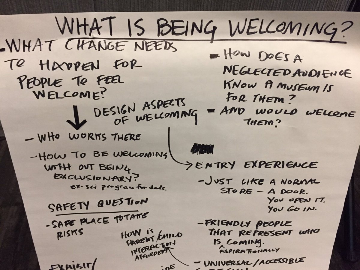 MiSciGuy's tweet photo. UnConference: "Who is your 'neglected audience' and how do you welcome them?" #ASTC2017 https://t.co/pMT1VOTFSB