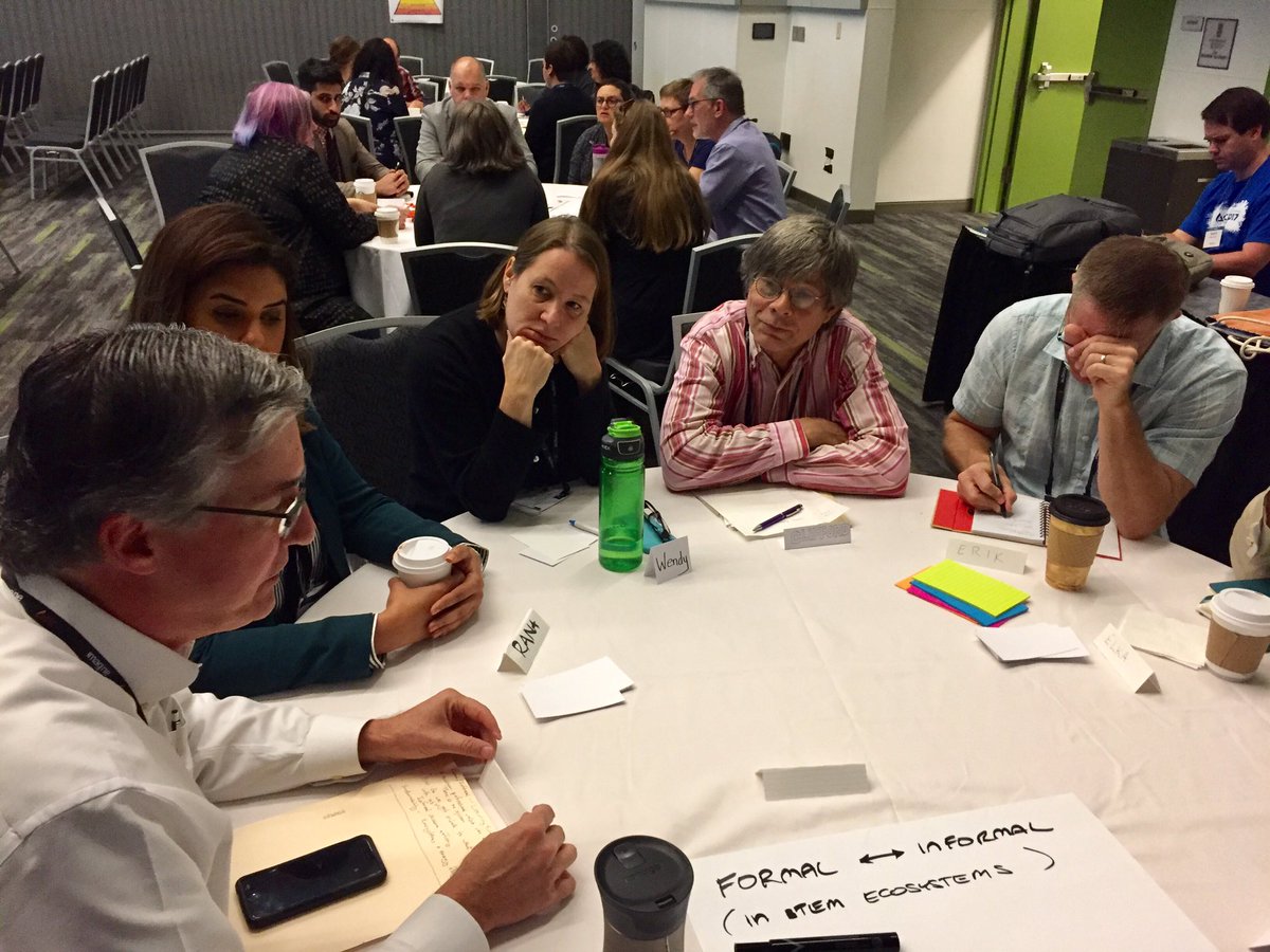 MiSciGuy's tweet photo. UnConference: "Who is your 'neglected audience' and how do you welcome them?" #ASTC2017 https://t.co/pMT1VOTFSB
