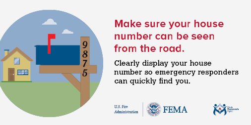 usfire's tweet photo. If your house number isn't clearly visible from the road, this may be a good #weekend project. https://t.co/u6JRFYzSCO