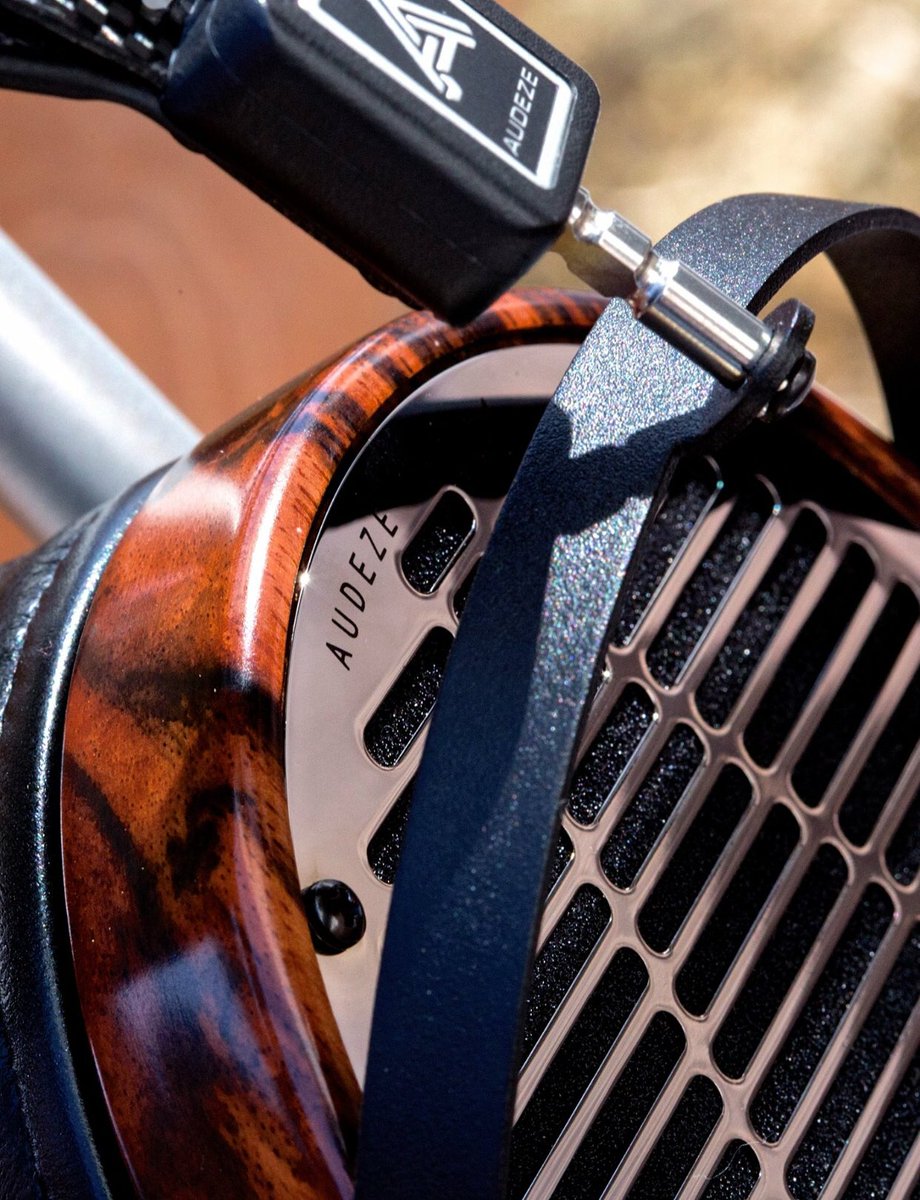 Audeze's tweet image. The epitome of extravagance. #LCD4