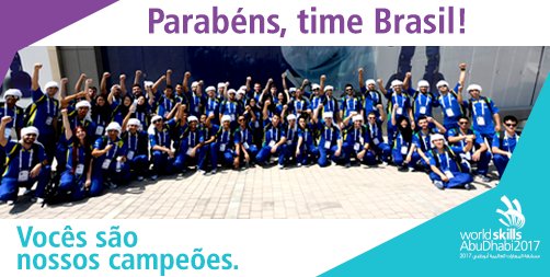 2º lugar conquistado pelo Brasil na #WorldSkills confirma excelência da educação profissional do SENAI. #BrasilNaWS bit.ly/2xTUo4m