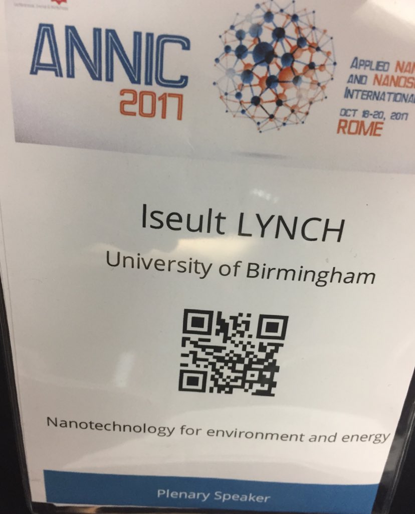 iseult5's tweet photo. Was honour to give keynote lecture today at #annic2017 alongside great lectures from @frstella @fabiocicoira & Albert van den Berg #nano ๐ฌ๐ https://t.co/xDwXFMl4Sf