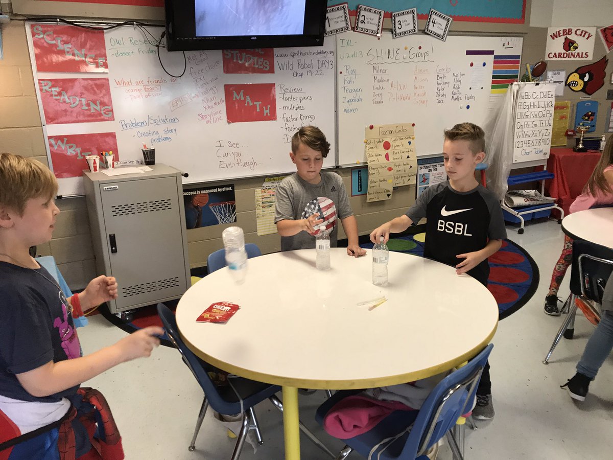 kerridonnroy's tweet image. Bottle flipping contest! #stemfridays