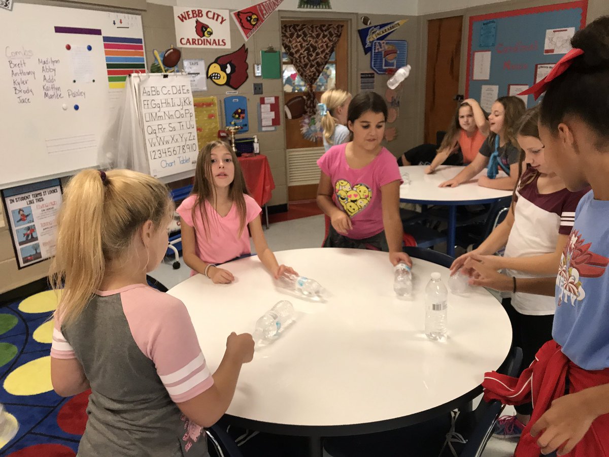 kerridonnroy's tweet image. Bottle flipping contest! #stemfridays