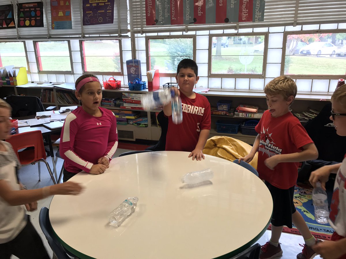 kerridonnroy's tweet image. Bottle flipping contest! #stemfridays