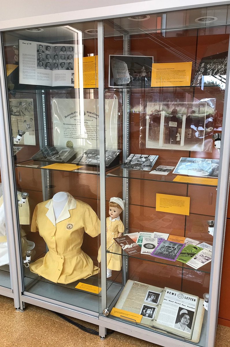 Adelphi_UASC's tweet image. Photos from last weekend&apos;s Nursing exhibit to celebrate the 75th anniversary of the program at Adelphi during Spirit Weekend. #archivesmonth