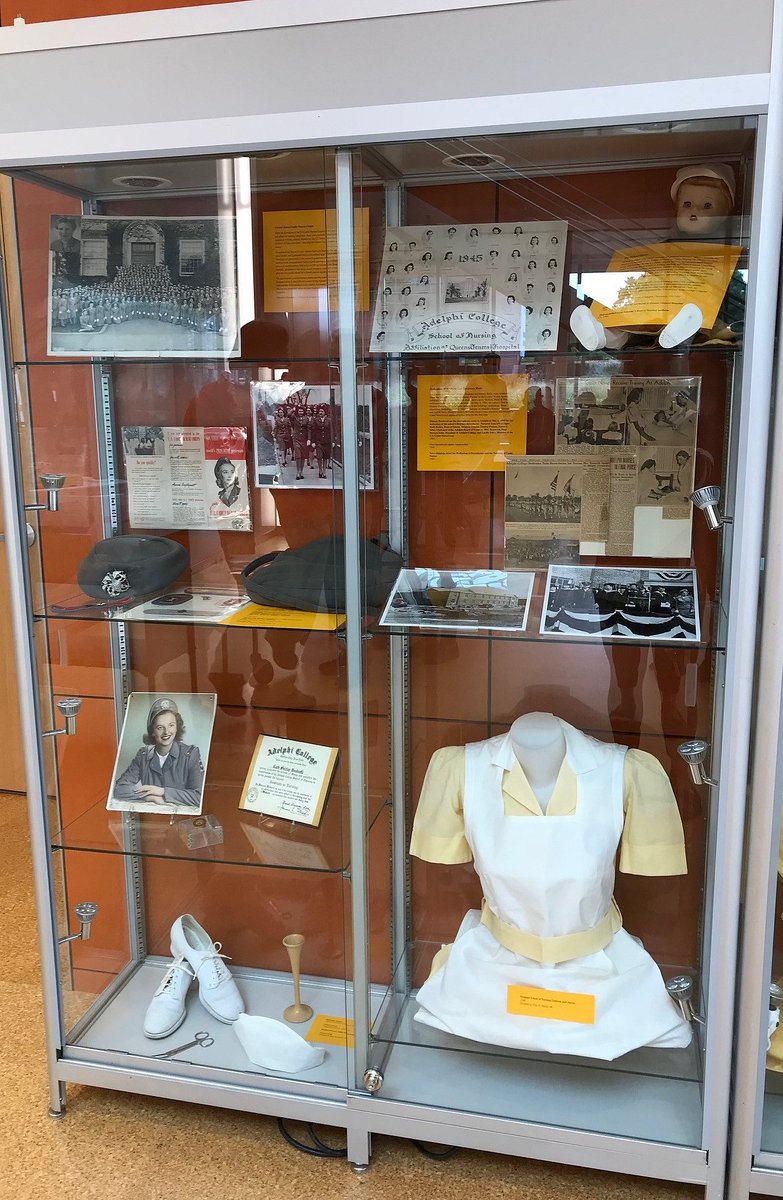 Adelphi_UASC's tweet image. Photos from last weekend&apos;s Nursing exhibit to celebrate the 75th anniversary of the program at Adelphi during Spirit Weekend. #archivesmonth