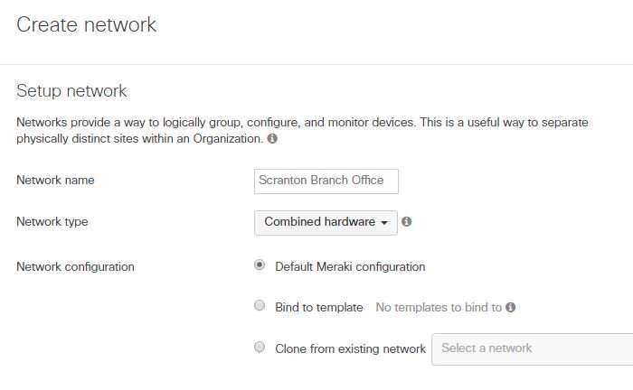HardluckNate's tweet photo. It's nice to see that whoever sets the default fields for Cisco Meraki has good taste in television. @theofficenbc #Scrantonbranch https://t.co/JfBJWbqdvK