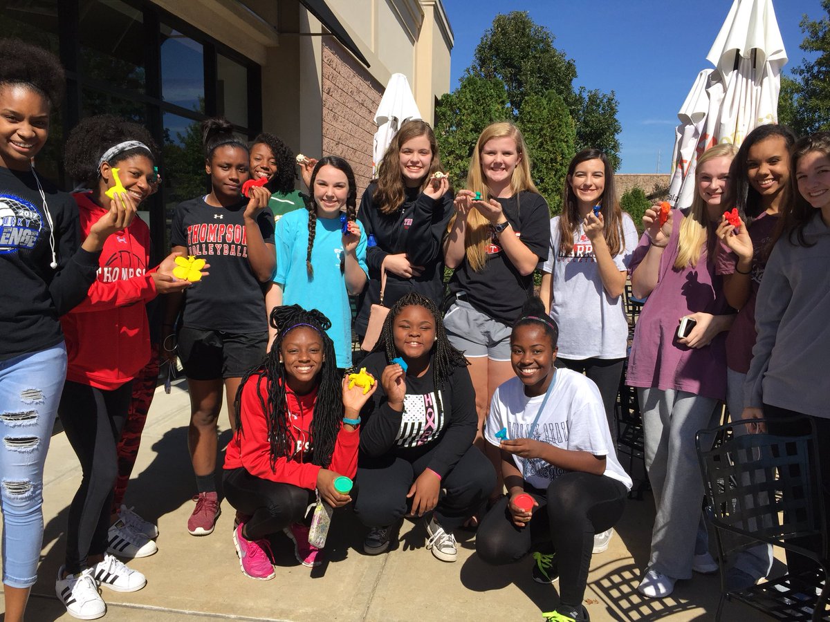 thswarriorvb's tweet photo. Spirit animal day!!  Road trippin’ to the Battle at the Fort tourney! Having fun together! https://t.co/aZqbh2v3Lo