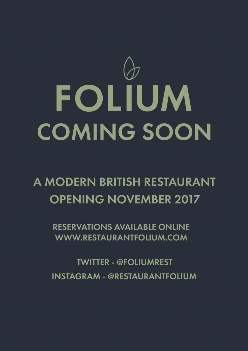 foliumrest's tweet photo. Have you heard?! We’re opening a restaurant in Birmingham. We are so excited to join the already amazing food scene. Keep your eyes peeled! https://t.co/igH04Jk4lU