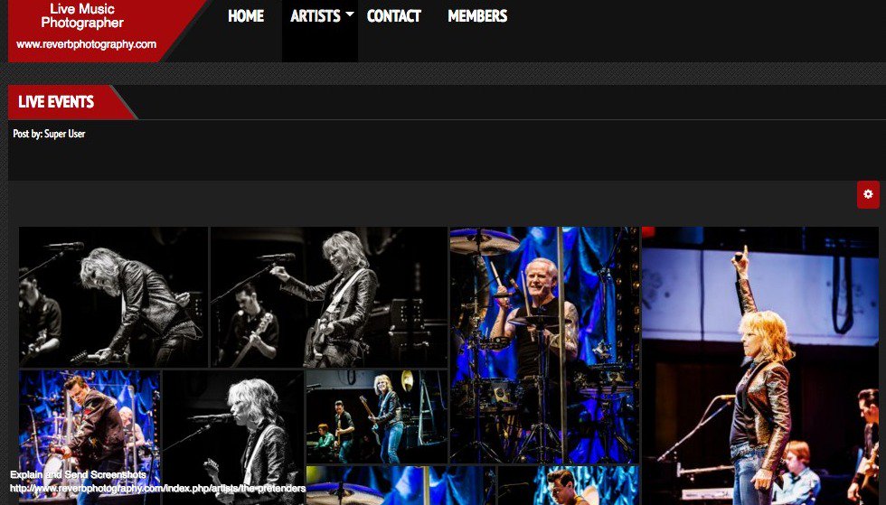 @ThePretendersHQ Photo gallery added to my site 'The Pretenders' performing live during UK Tour goo.gl/jUUS9g @ReverbPhotos