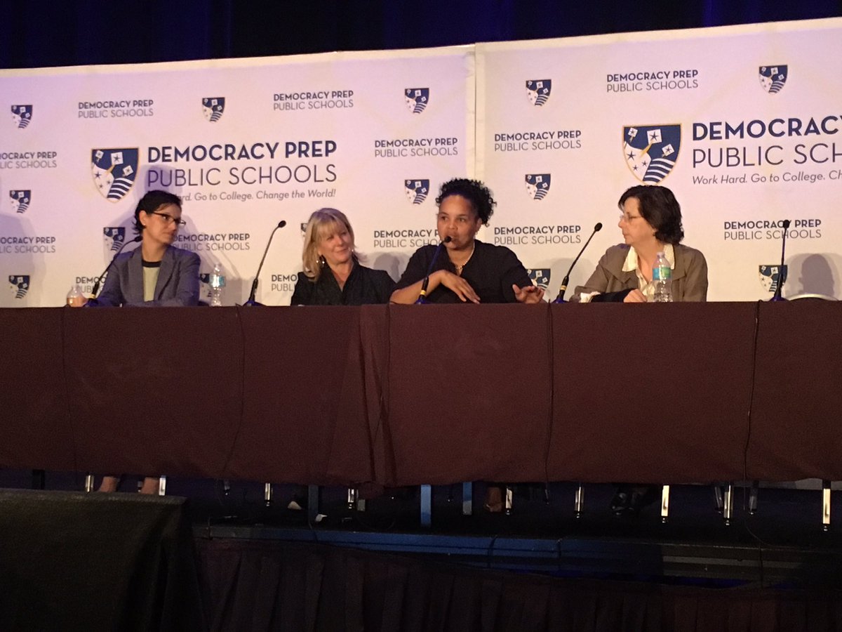 DemocracyPrep's tweet photo. "You need people who are going to be concretely honest, give direct feedback, and push you forward." - Christina Grant 
#DPYOU2017 https://t.co/gpAYwafnWm