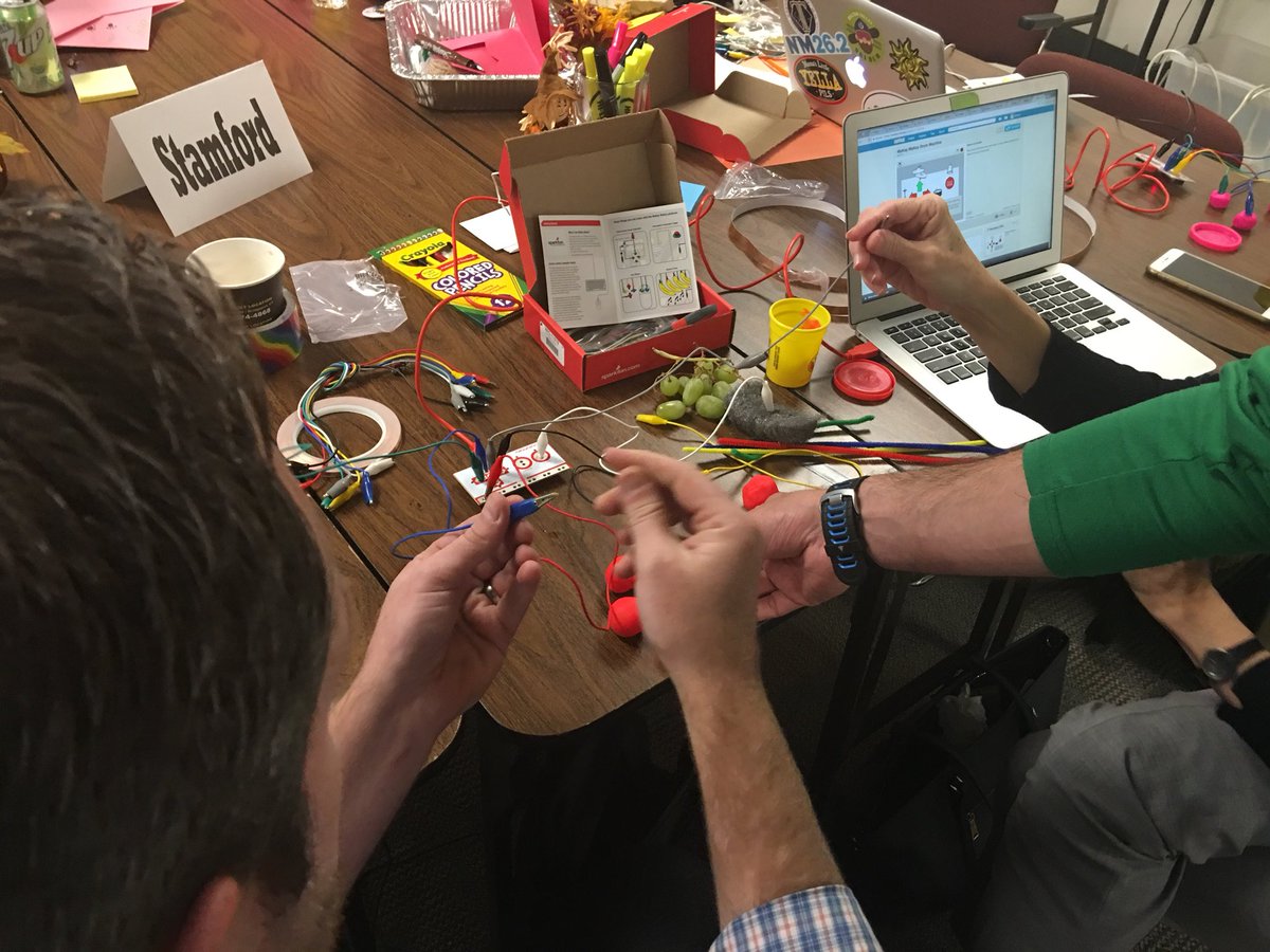 SPS MS innovating with Mackey Mackey #maketolearnces