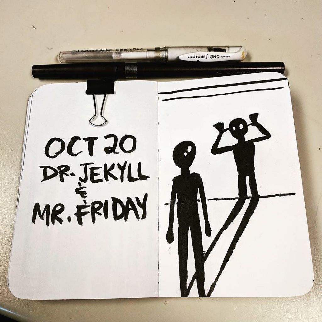 ivoryocean's tweet photo. Well, now that's a bit rude, eh Ghostie? #inktober2017 + #drawlloween2017 #drjekylandmrfriday #shadowdude #ghostie… https://t.co/01Zisi9hBj https://t.co/a7K4D9MFaa