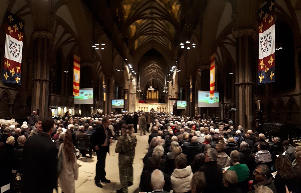 emidlandsabf's tweet photo. Lincoln Cathedral #coldstreamguardsband concert for @Soldierscharity. Almost full ready for the band https://t.co/buhLtHHWJi