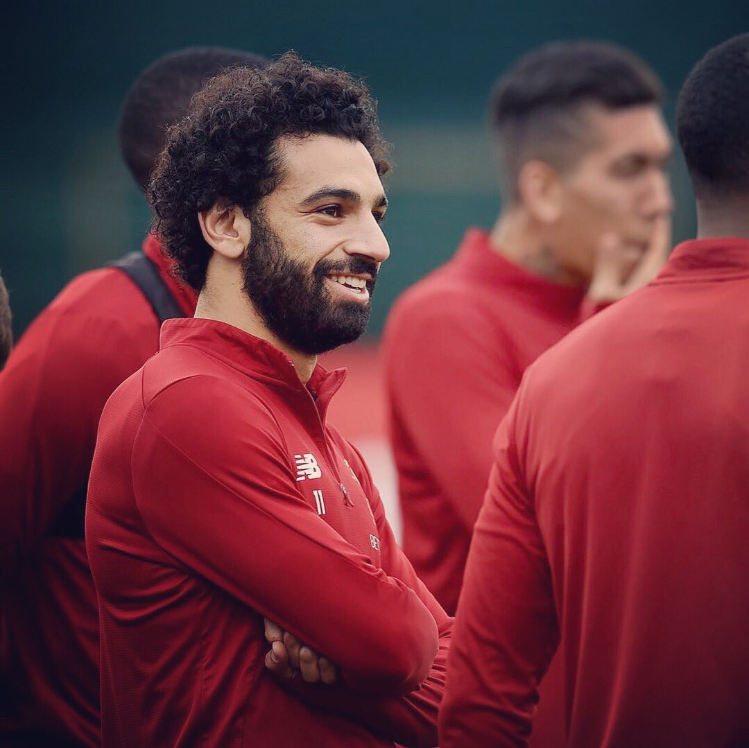 MoSalah's tweet photo. ⚽️😀🔴 https://t.co/qpgAlhmquN