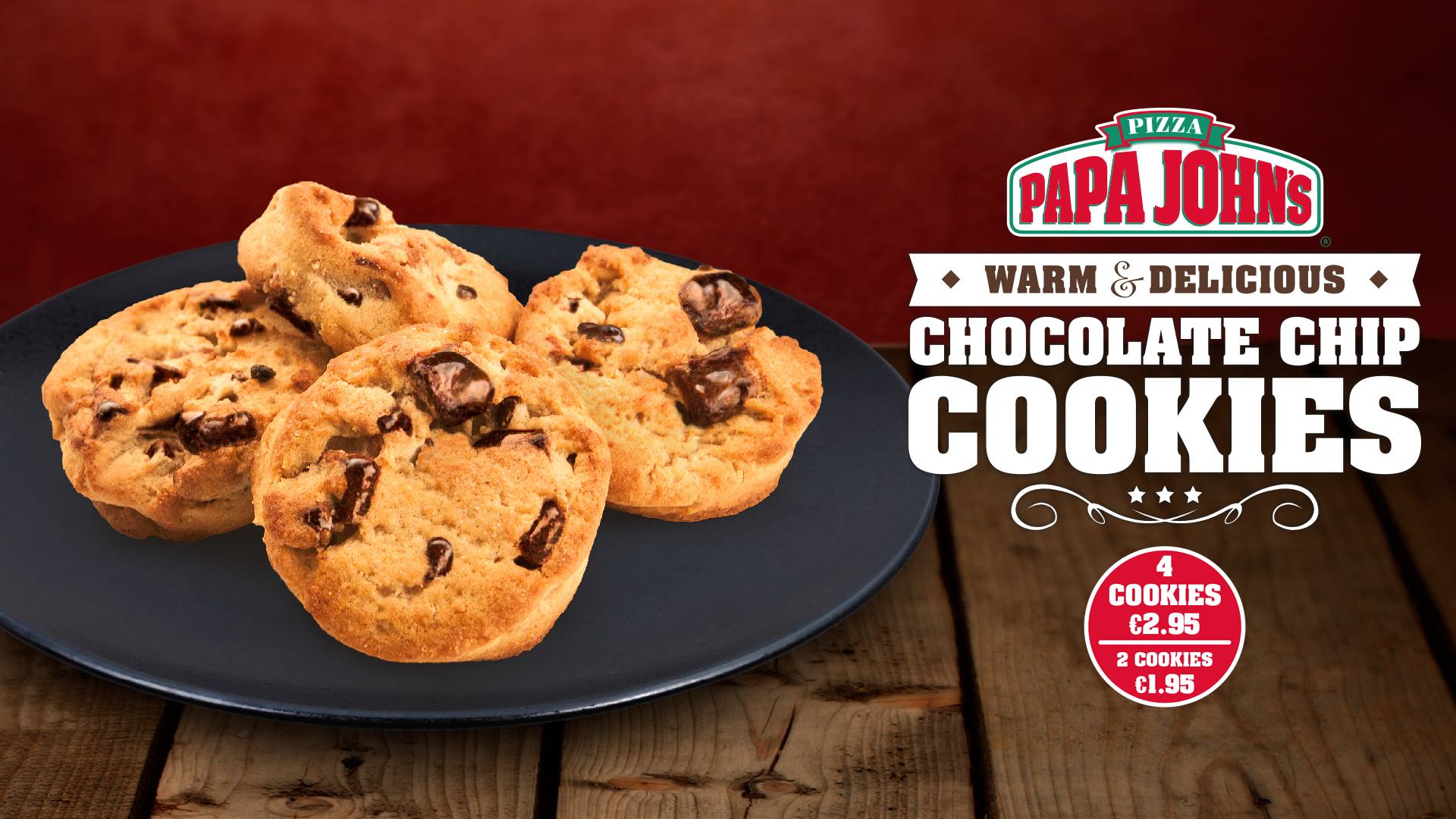 Chocolate Chip Cookie Pie Papa Johns