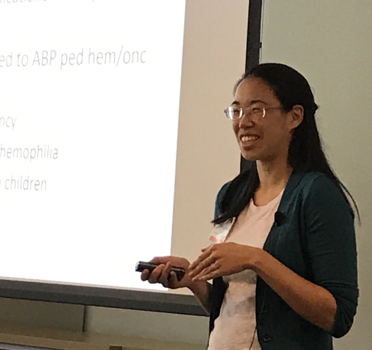 ErinReidMD's tweet photo. Dr. Tiffany Lin taking on the important task of developing improved Peds HemOnc training in hemophilia #ASHMEI17 https://t.co/ne1Ms1KFU4