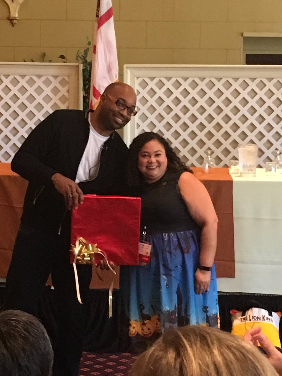 DawnLovesNKOTB's tweet photo. @CCPSlibraries Dee VanGelder's speech was amazing. I teared up throughout his address and then again with hers. #MASLMD17 #touchingWORDS https://t.co/oIa8jroIhd