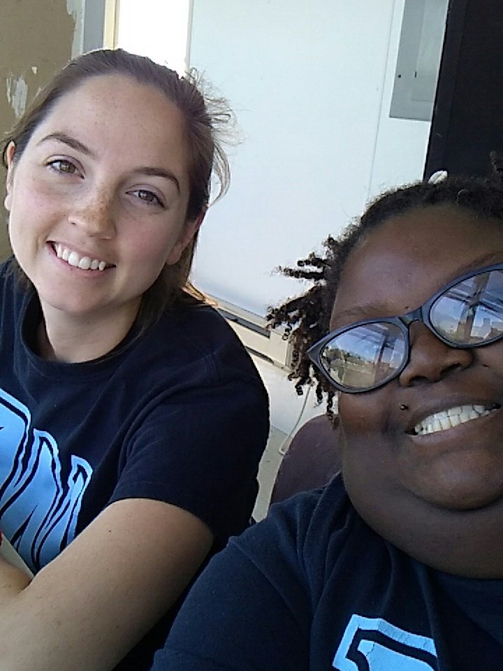 Instead of helping Ms. B keeping score I'm badgering her with questions. Lol