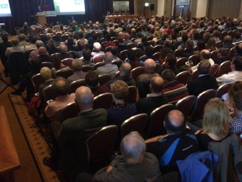 Toto0044's tweet photo. @FJBeef An objective photo from Progressive Genetics showing a true reflection of attendance at the Teagasc National Beef Conference (500+). https://t.co/SSSuDBdTgs