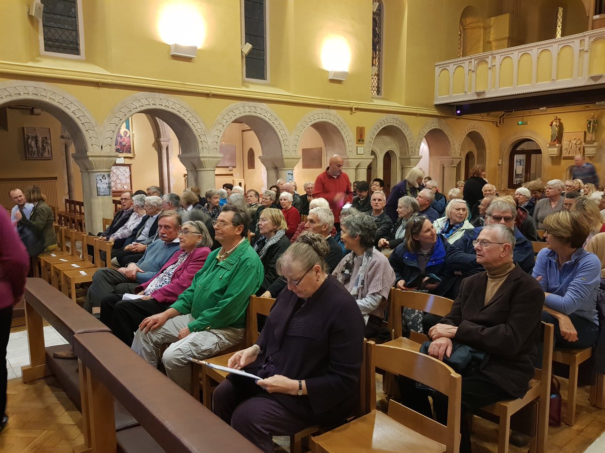 HiddenAbbey's tweet photo. A packed church for tonight's Hidden Abbey Stones Project launch in #rdguk https://t.co/xo01Speycc