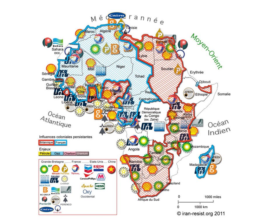 Spica در توییتر アフリカ各地域の資源所有者