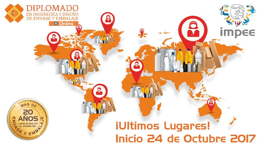 IMPEE_SC's tweet photo. No lo pienses más...¡Últimos Lugares!
Diplomado en Ingeniería y Diseño en Envase y Embalaje ONLINE
INICIO: 24 Octubre 2017
#IMPEE
#Packaging https://t.co/sSie37Xw7q