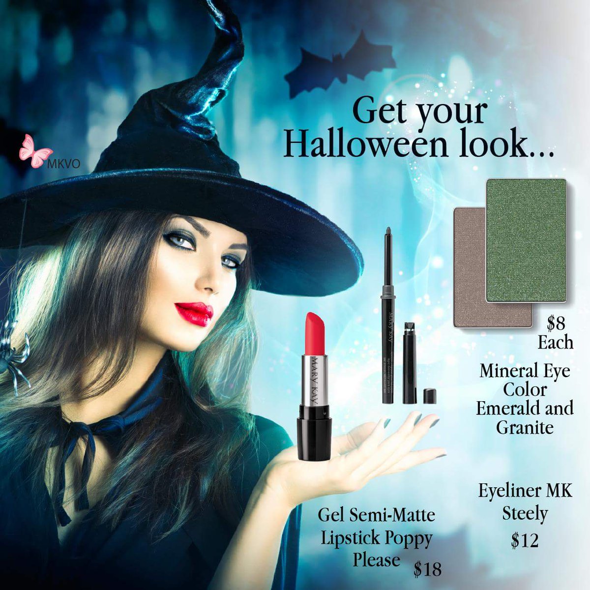 MaryKayMayra's tweet photo. This #Halloween makeup look is gorgeous! #makeuplover https://t.co/QEPOGMuvIG