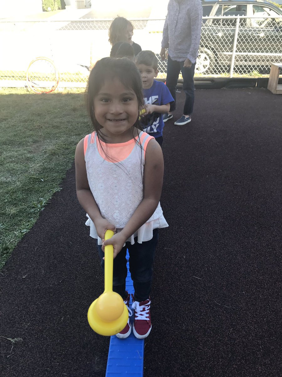 Practicing our gross motor skills on this beautiful day!