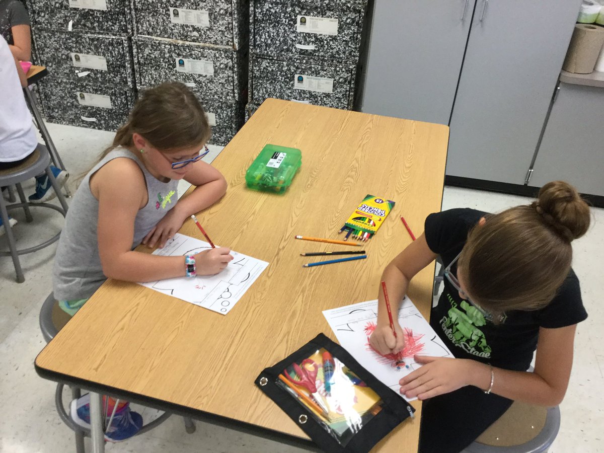 mradamsWSD's tweet photo. Listening to a story and making inferences based on clues in the text to draw the monster in the story! https://t.co/2YWMvWIKX4