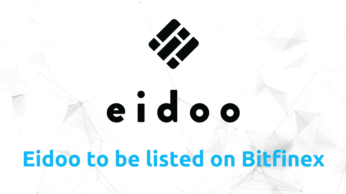 #Eidoo is officially listed on <a href="/bitfinex/">Bitfinex</a> 

medium.com/eidoo/eidoo-li…