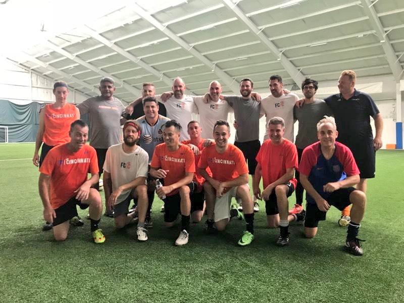 fccincinnati's tweet photo. .@ChrisShiflett71 repped #FCCincy while getting in some touches with a few of our supporters before tonight's @foofighters show! 🤘⚽ https://t.co/G9Poj2yI2N