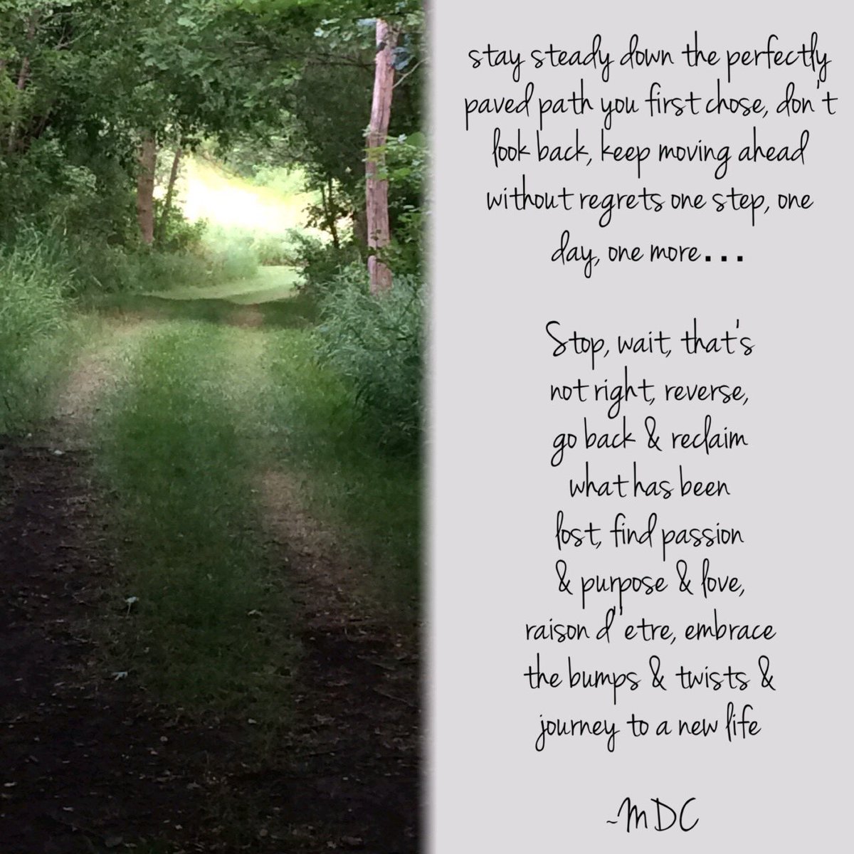 writereclectic's tweet photo. I have been rethinking
a lot about the path
I am on.

#BentHalos #poem #followyourpassion https://t.co/yUT5TS8JeP