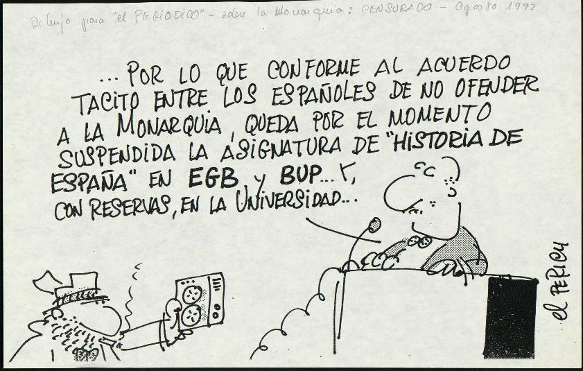 elgranPerich's tweet photo. No hace falta explicar porqué esta viñeta fue censurada en #ElPeriódico en 1992.
#StopAdoctrinamiento #PremiosPrincesadeAsturias https://t.co/I6zvyCOhwQ