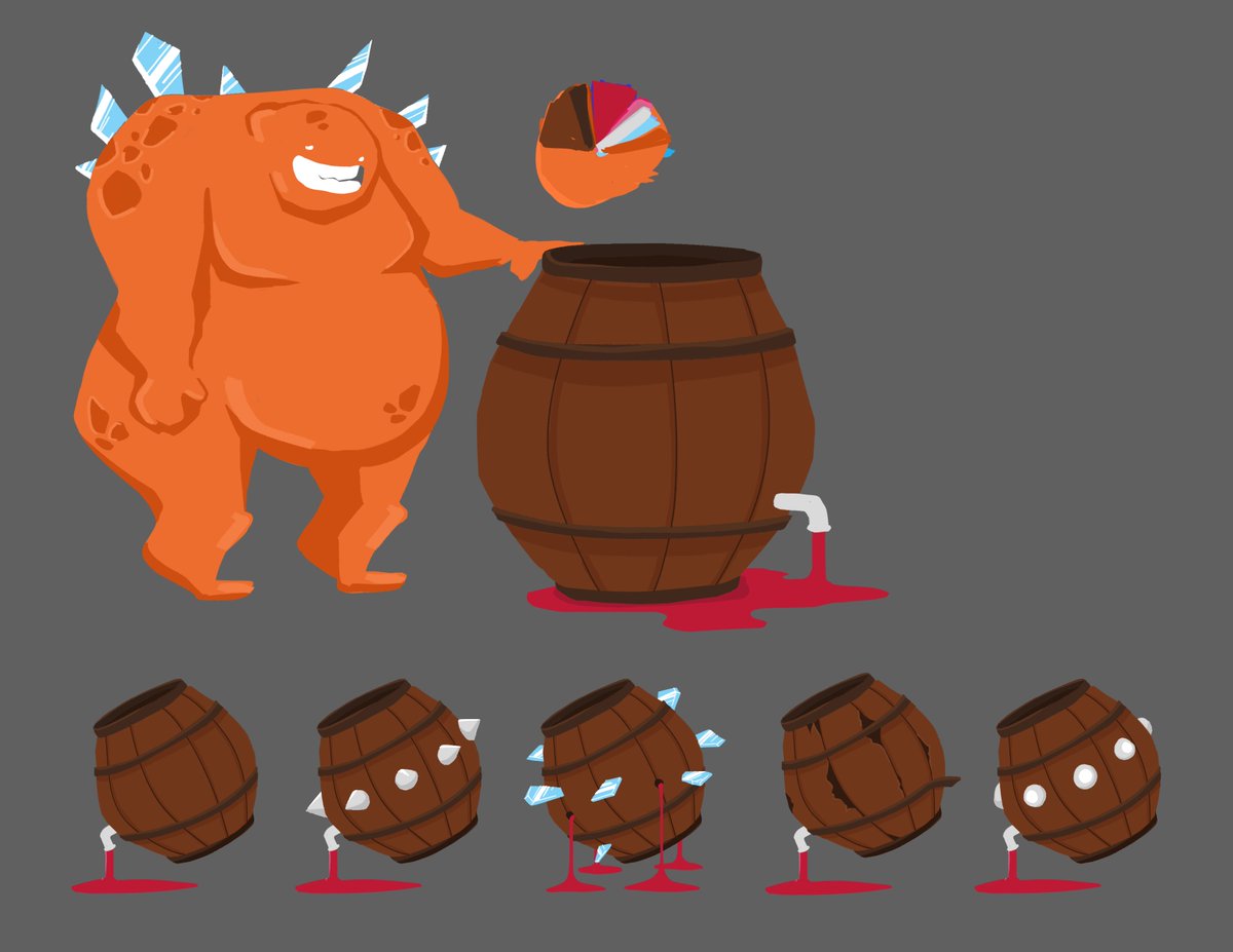 Fadelessred's tweet image. Please let my official title be 'Barrel Designer'. #beastdesign for @PatchworkGames_