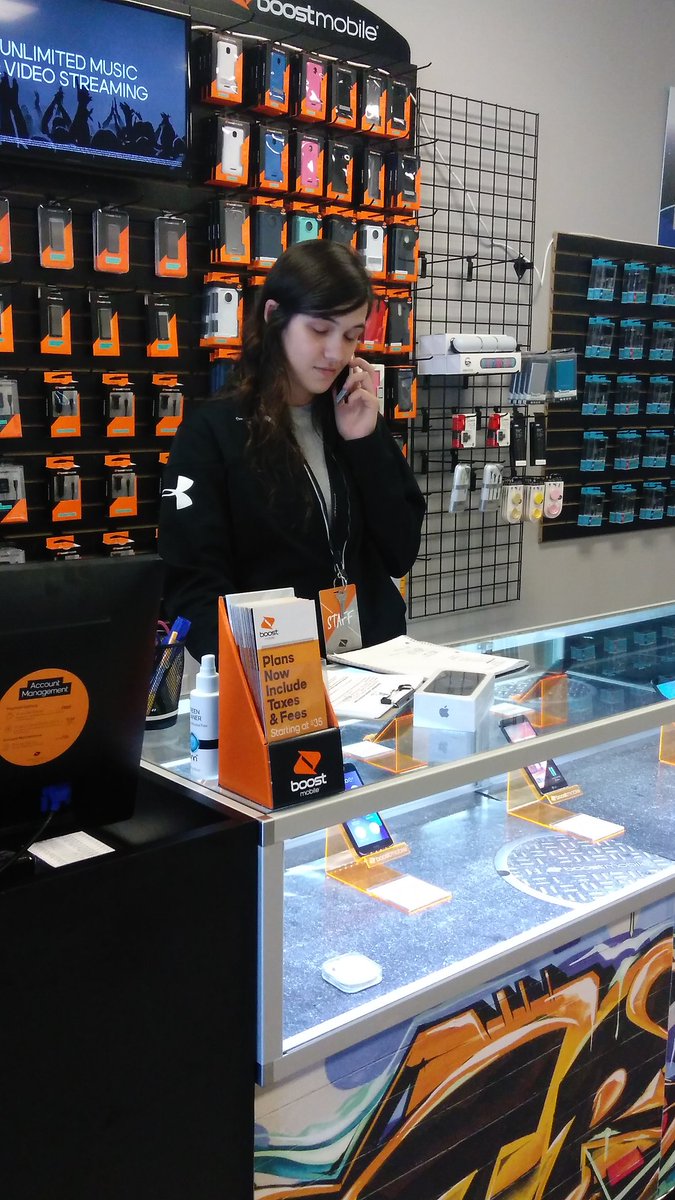 ATOZOFSC's tweet photo. Courtney working on a port-in from straight talk.  @daniellewoody8 #atozsc #dillonactivation https://t.co/7eya0LYaJT