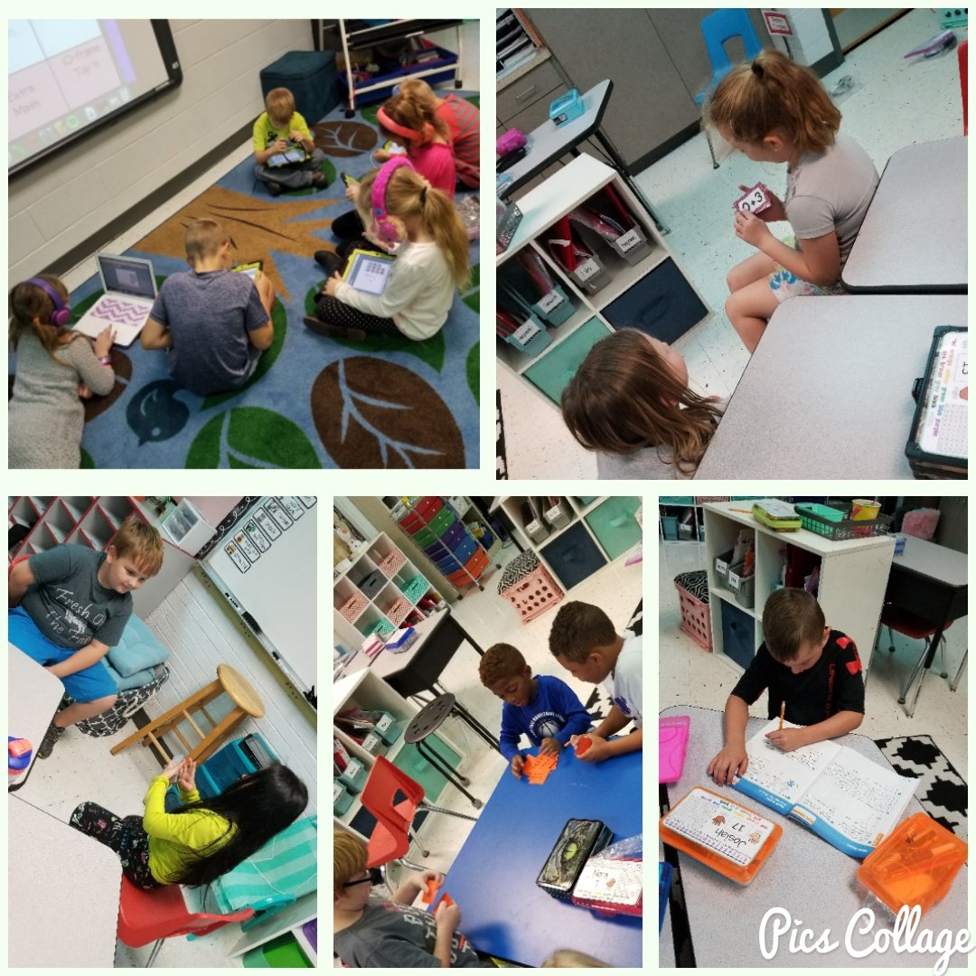 Mrs_Fredericks1's tweet photo. We are going outside my comfort zone today....Math Workshop! #iteach #firstgraderocks #alwayslearning https://t.co/VLXxzXnnQc