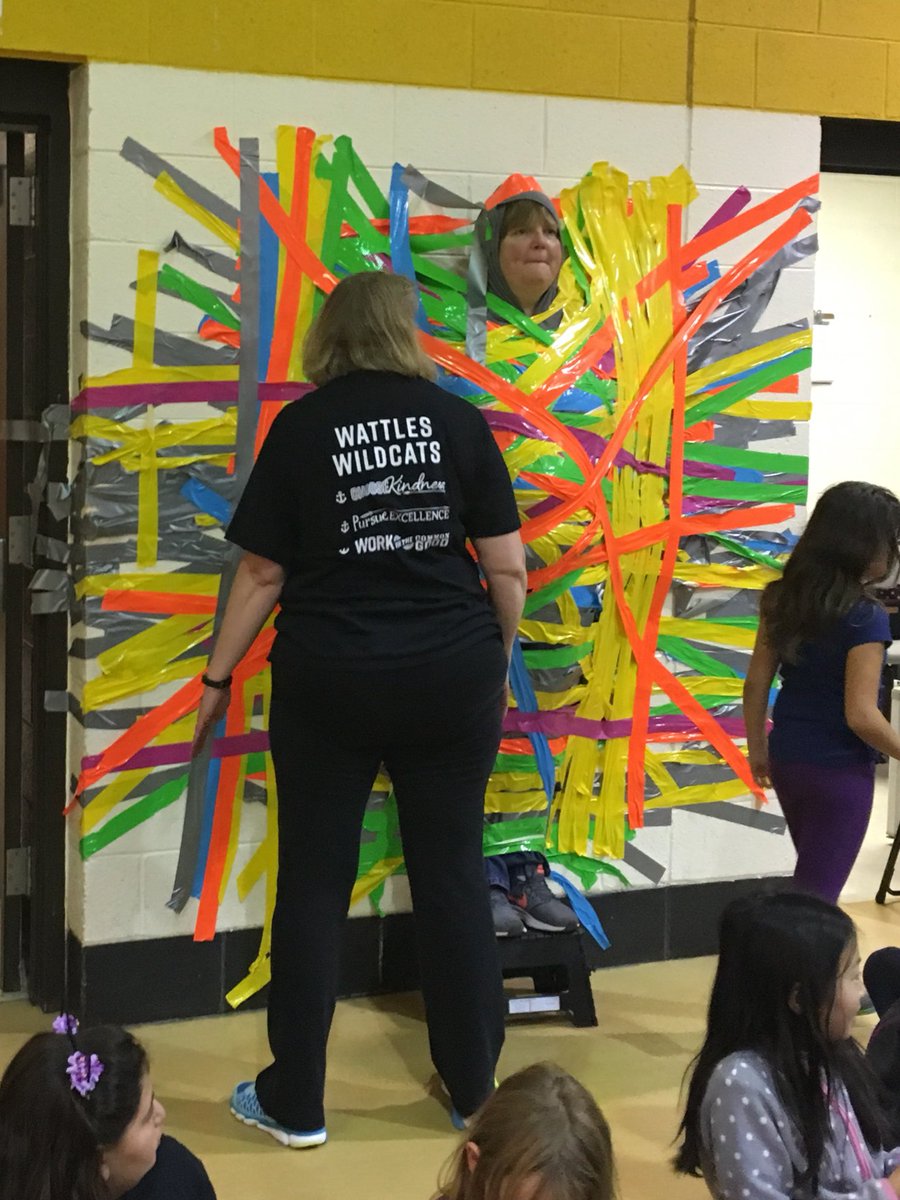 wattlespto's tweet photo. What a fun way to end the week....@DrJBrasington hanging from the wall https://t.co/LC2nr2leWg