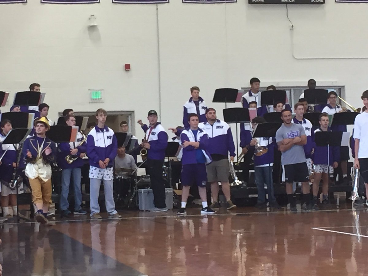 MSJToday's tweet photo. AMAZING job running Facebook LIVE @realjacobmyers & @NicholasJones00 for the pep rally! @MSJGaels #MSJSpiritweek ππππ https://t.co/aAarFX8UGO
