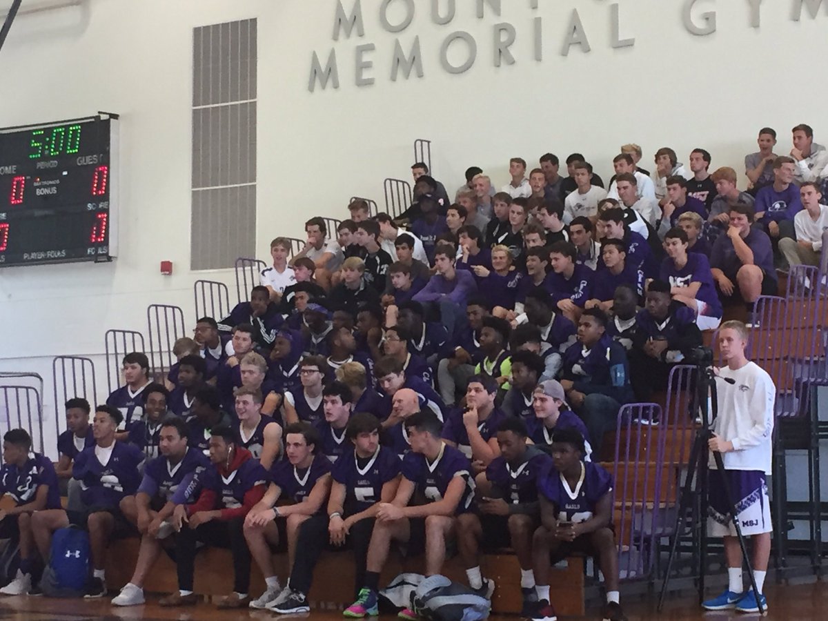 MSJToday's tweet photo. AMAZING job running Facebook LIVE @realjacobmyers & @NicholasJones00 for the pep rally! @MSJGaels #MSJSpiritweek ππππ https://t.co/aAarFX8UGO