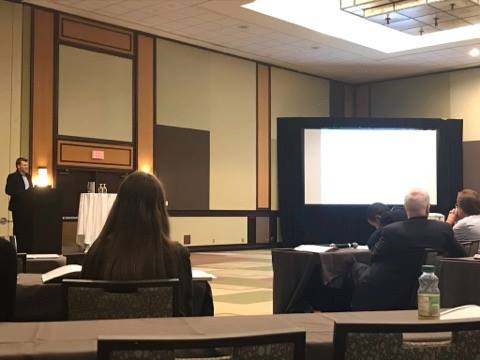 NeurophyPainLab's tweet photo. Congratulations to Élie Besserer-Offroy @Elie_BO (PhD student) for his "BRETtaking" talk at the GPCR Retreat in Ottawa! https://t.co/gGluCrXZo7