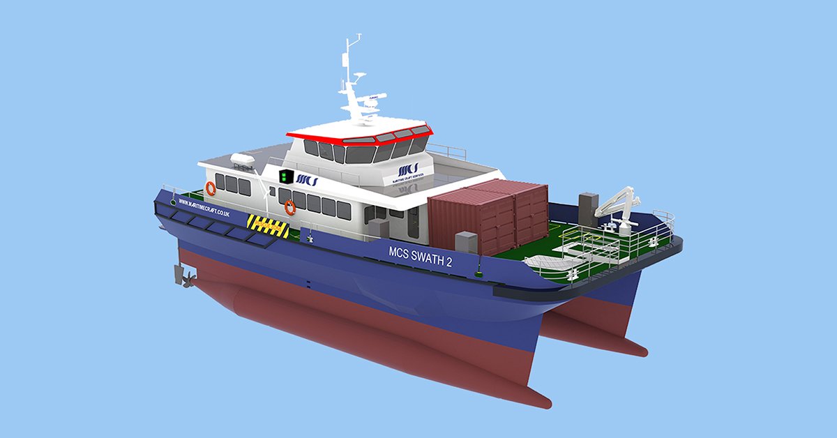 We'll be helping transfer technicians offshore in a new Typhoon Class SWATH with <a href="/AlicatWorkboats/">Alicat Workboats Ltd</a> <a href="/RESGroup/">RES</a> read: bit.ly/2hP3qo6