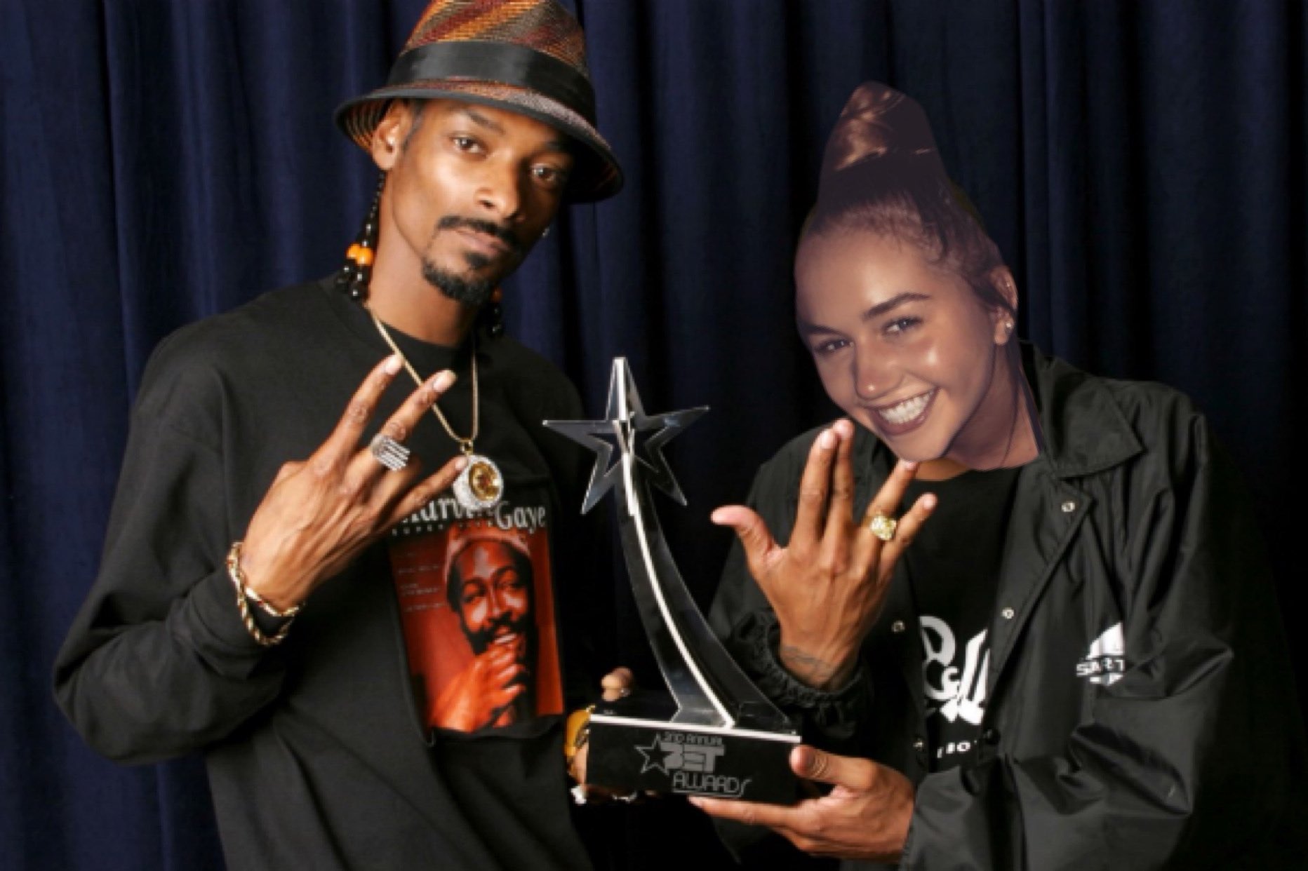 Happy bday 2 my main man Snoop Dogg  weed be good together    