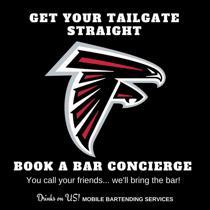 haveanotherATL's tweet photo. Call your friends, well bring the bar! #tailgate #mobilebarservice #barconcierge #ATL #falcons #riseup #drinksonus https://t.co/CMPZxSq5Aq https://t.co/trnTWQT86s